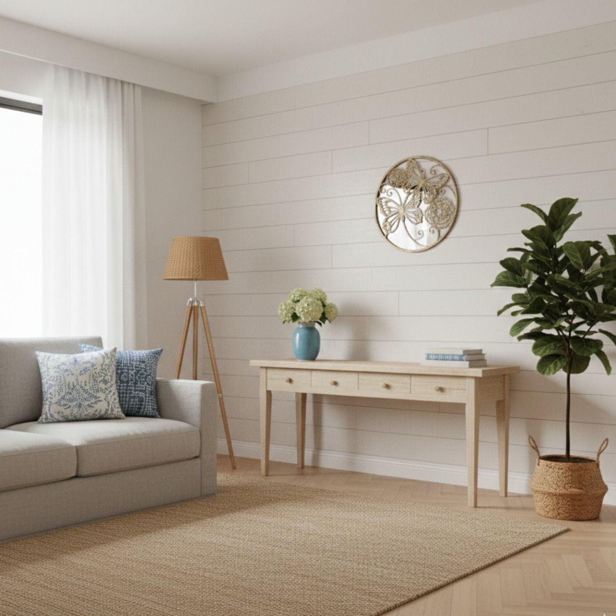 Espejo Pared Decorativo Adorno Mural Diseño Flora Fauna Jhn-8