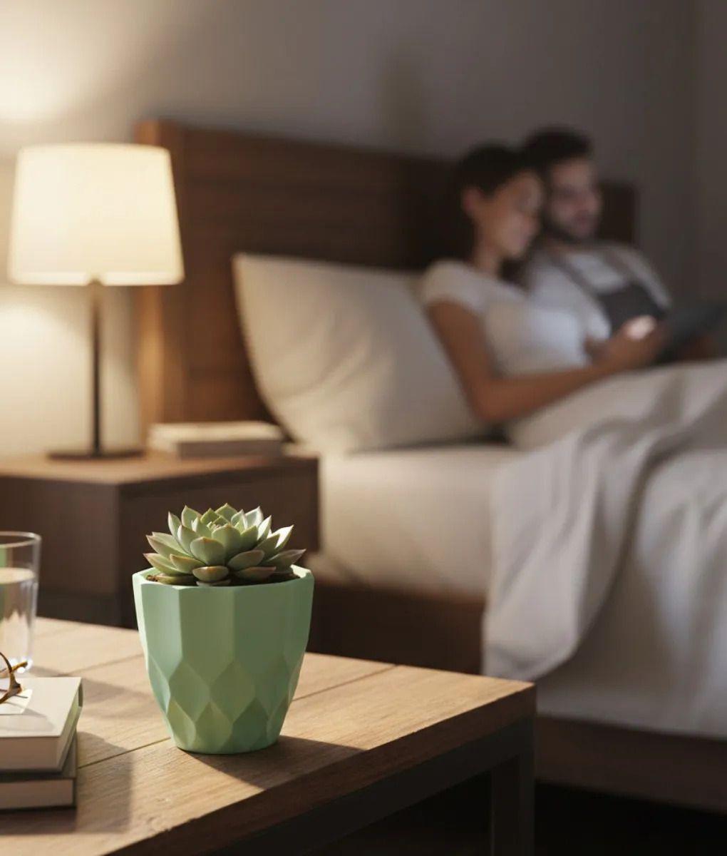 Set 5 Macetero Decorativo Textura Diamante Estilo 3D Jhn-5