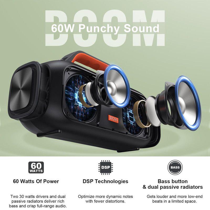 Parlante Portatil Bluetooth Audio Calidad Musica Rondon-4