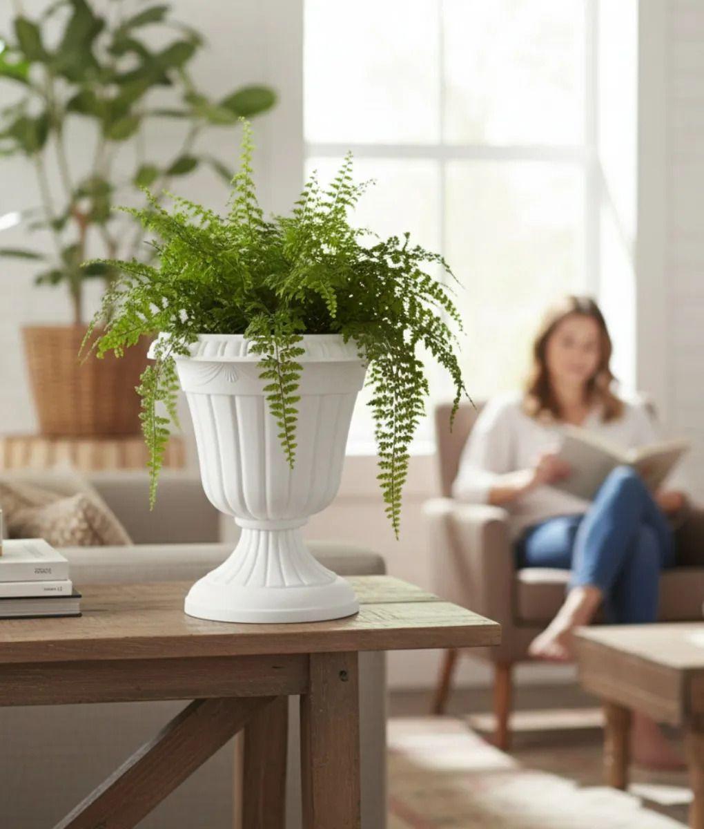 Macetero Estilo Urna Clásica Jardín Botánica Diseño Copa Jhn-9