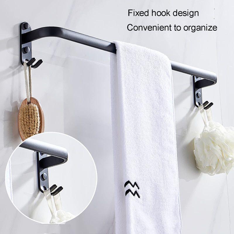 Ganchos Toallas Percha Dobles Toallero Pared Mano Rondon-5