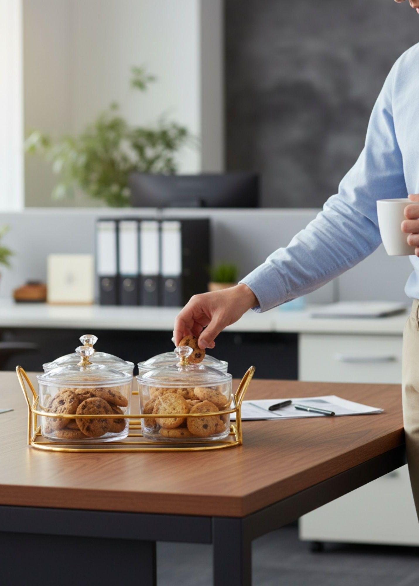 Juego Frasco Decorativo Multifuncional Adorno Moderno Jhn-3