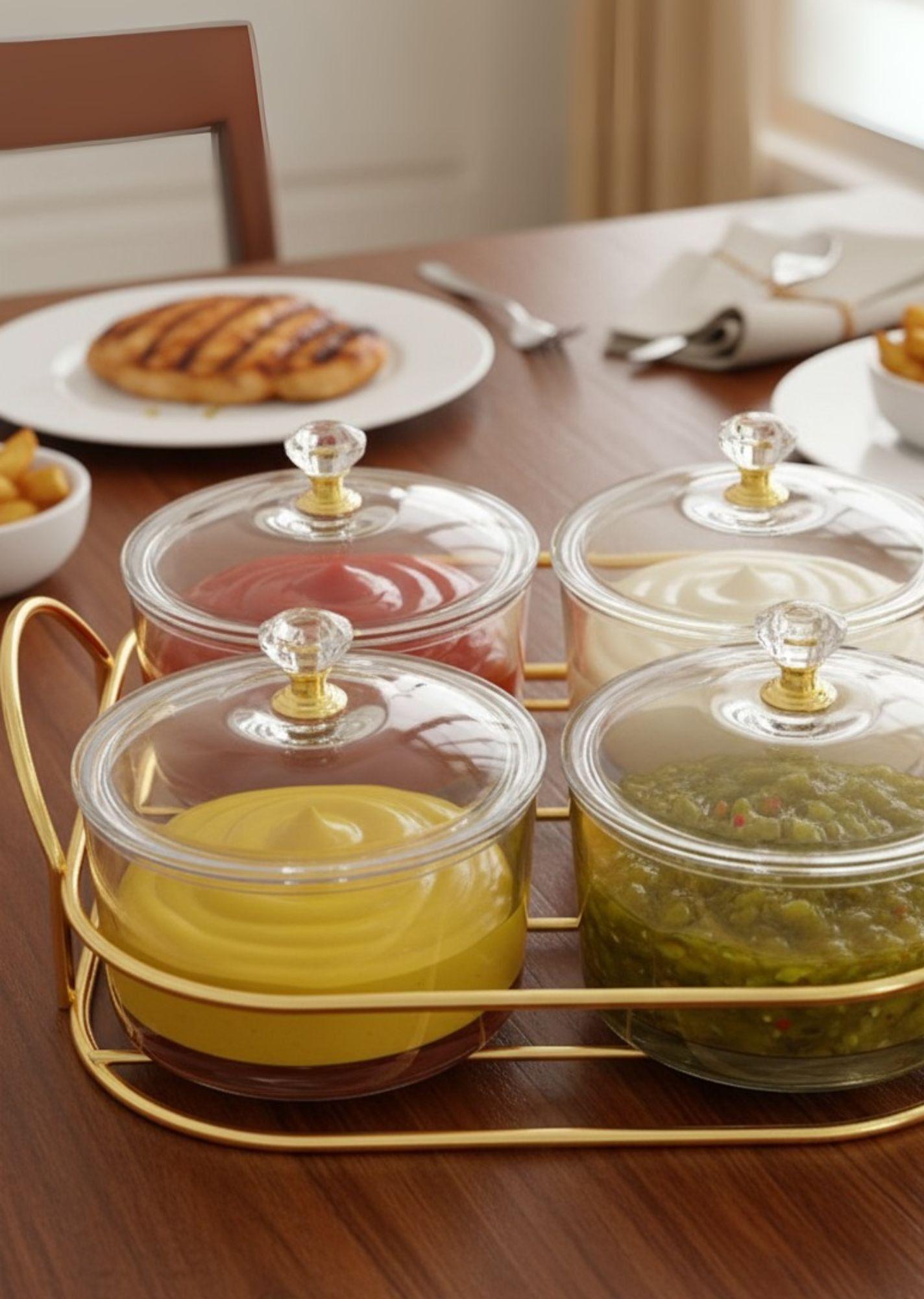 Juego Frasco Decorativo Multifuncional Adorno Moderno Jhn-6