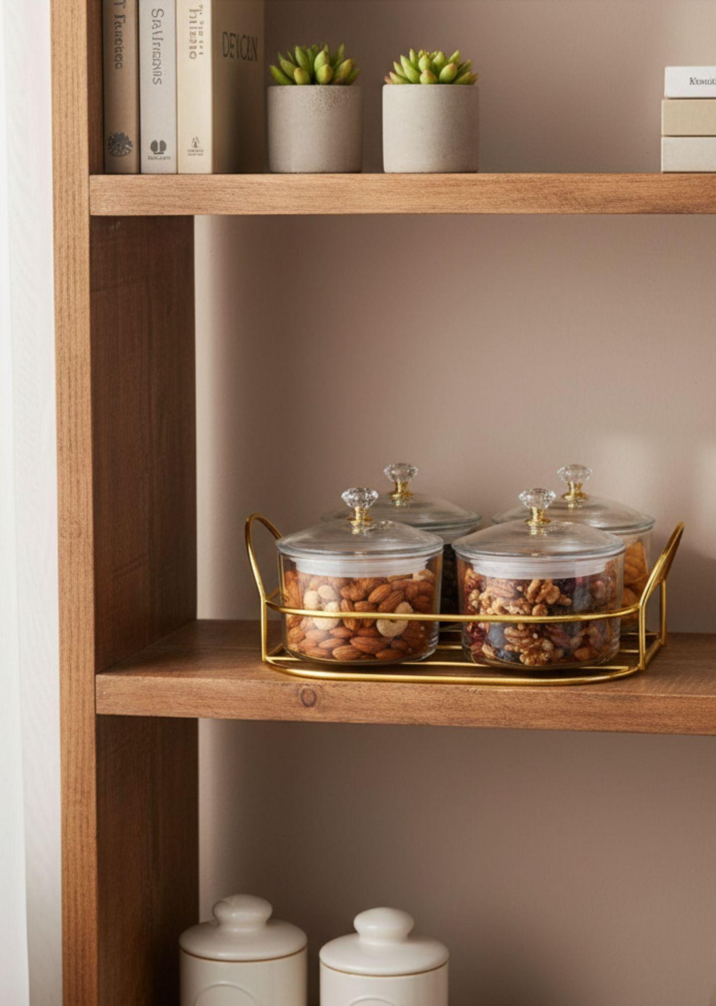 Juego Frasco Decorativo Multifuncional Adorno Moderno Jhn-7