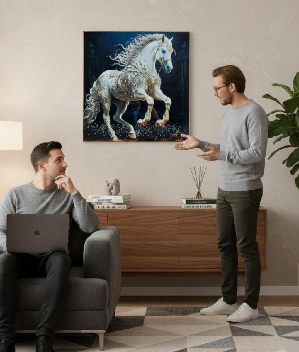 Cuadro Decorativo Pared Caballo Fantástico Galope Jhn-3