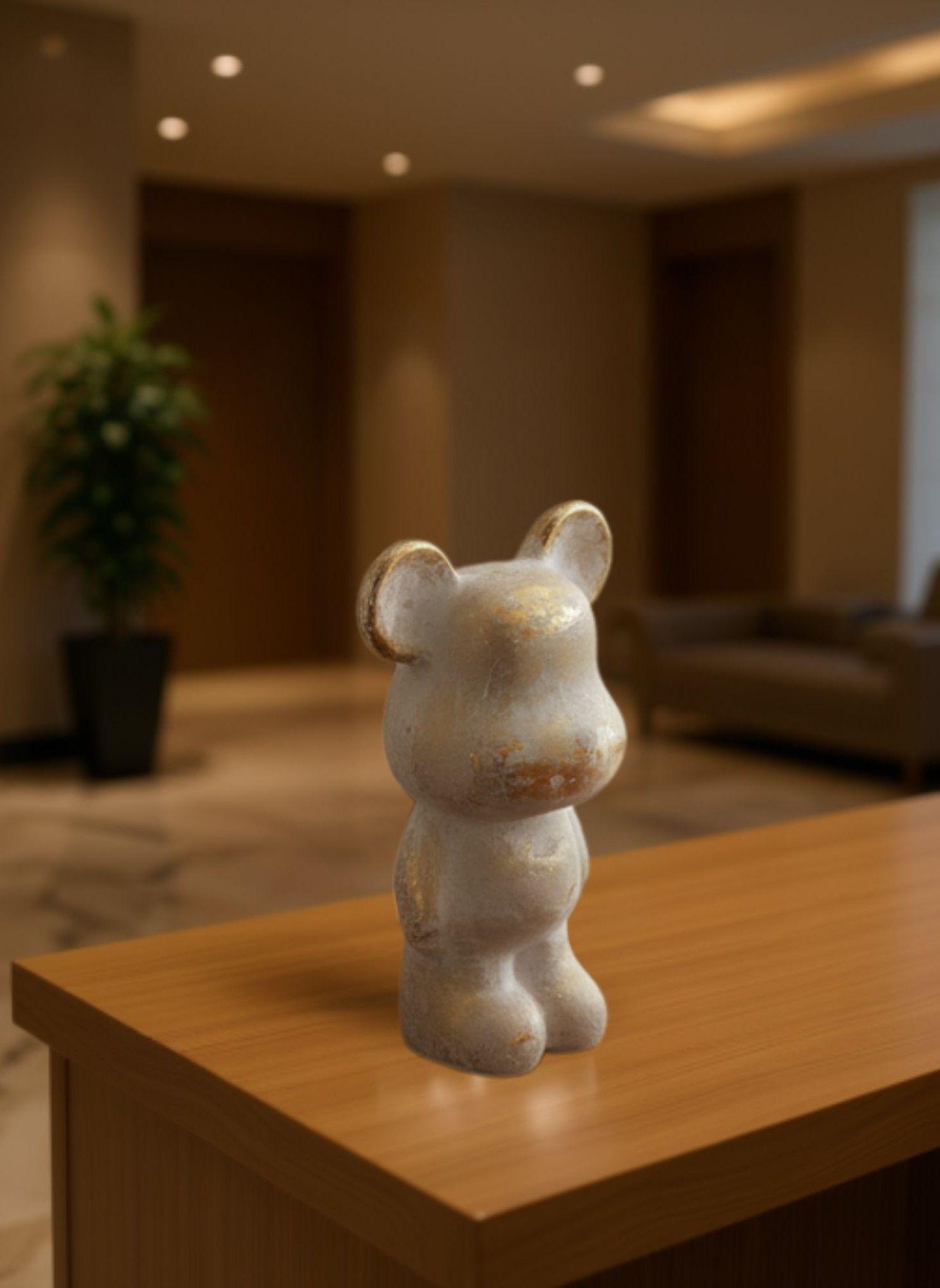 Figura Decorativa Oso Adorno Moderno Arte Hogar Jhn-6