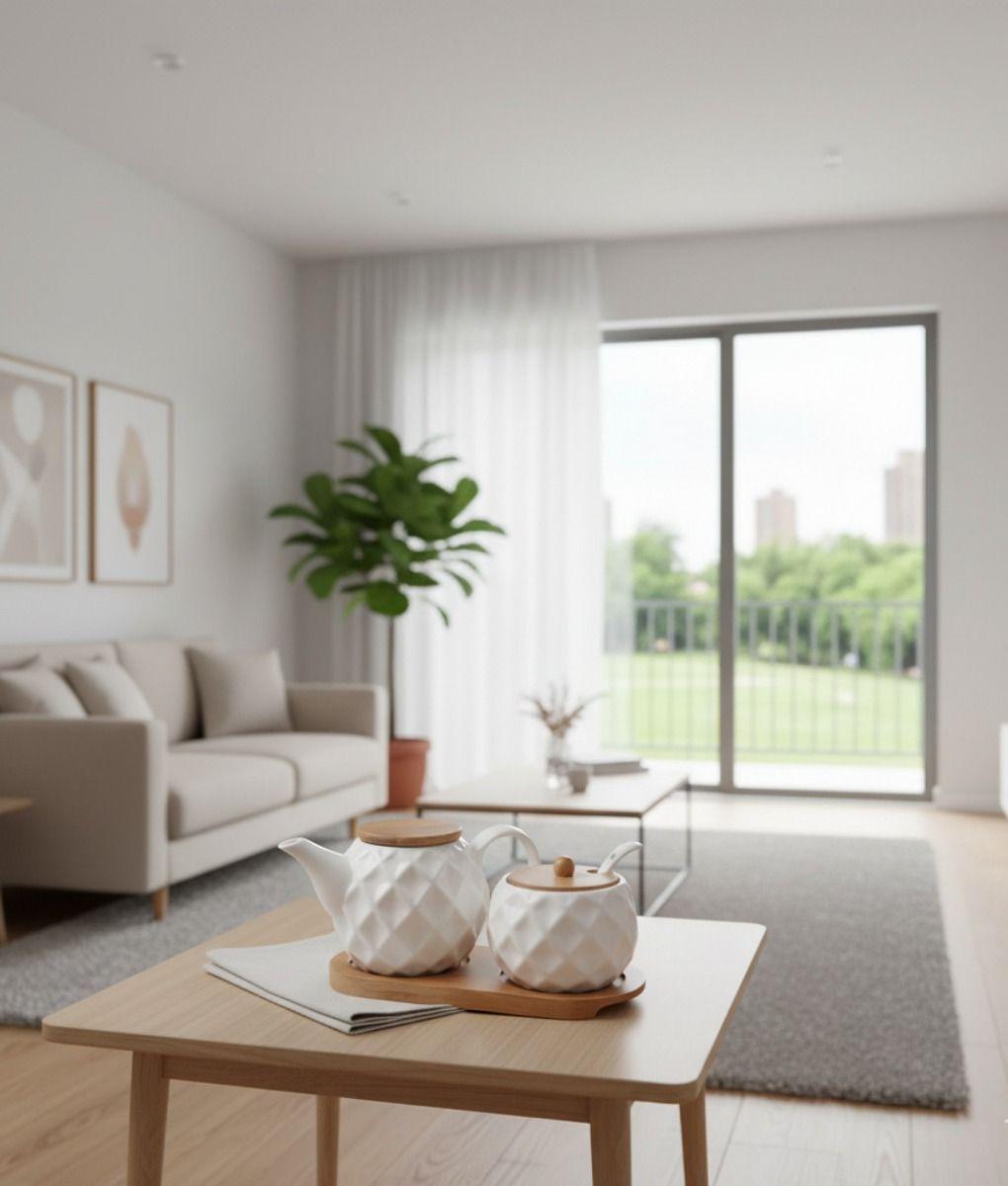 Set 2 Frascos Servir Estilo Natural Organización Hogar Jhn-6