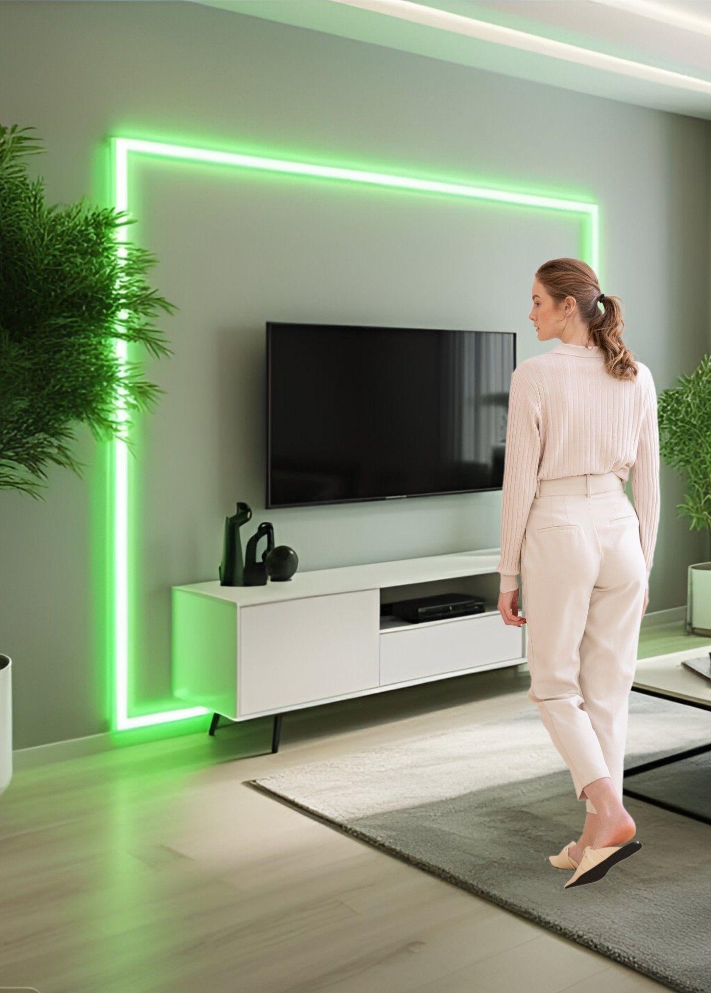 Cinta De Luces LED De Color Verde Decorativa Jhn-2