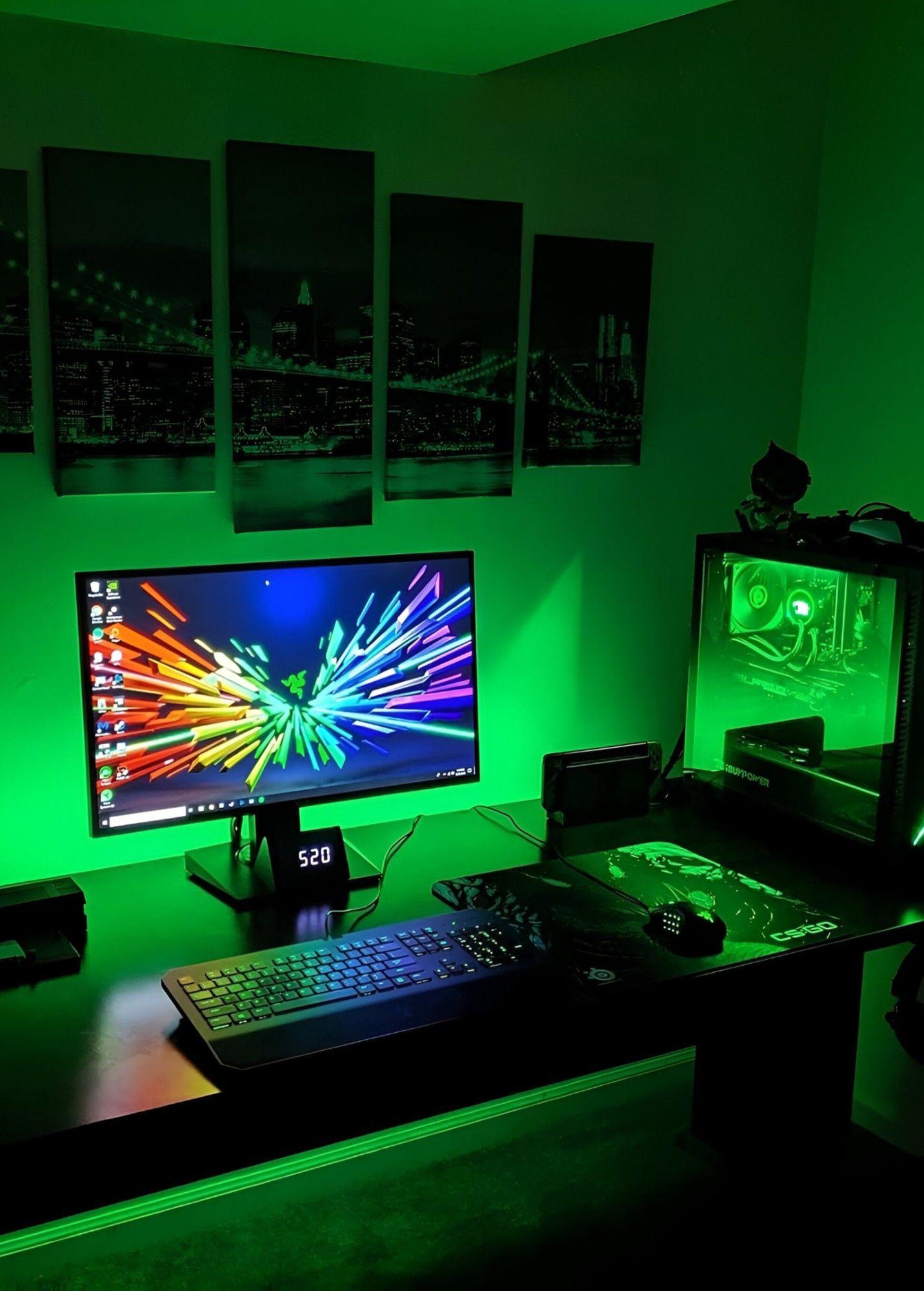 Cinta De Luces LED De Color Verde Decorativa Jhn-5