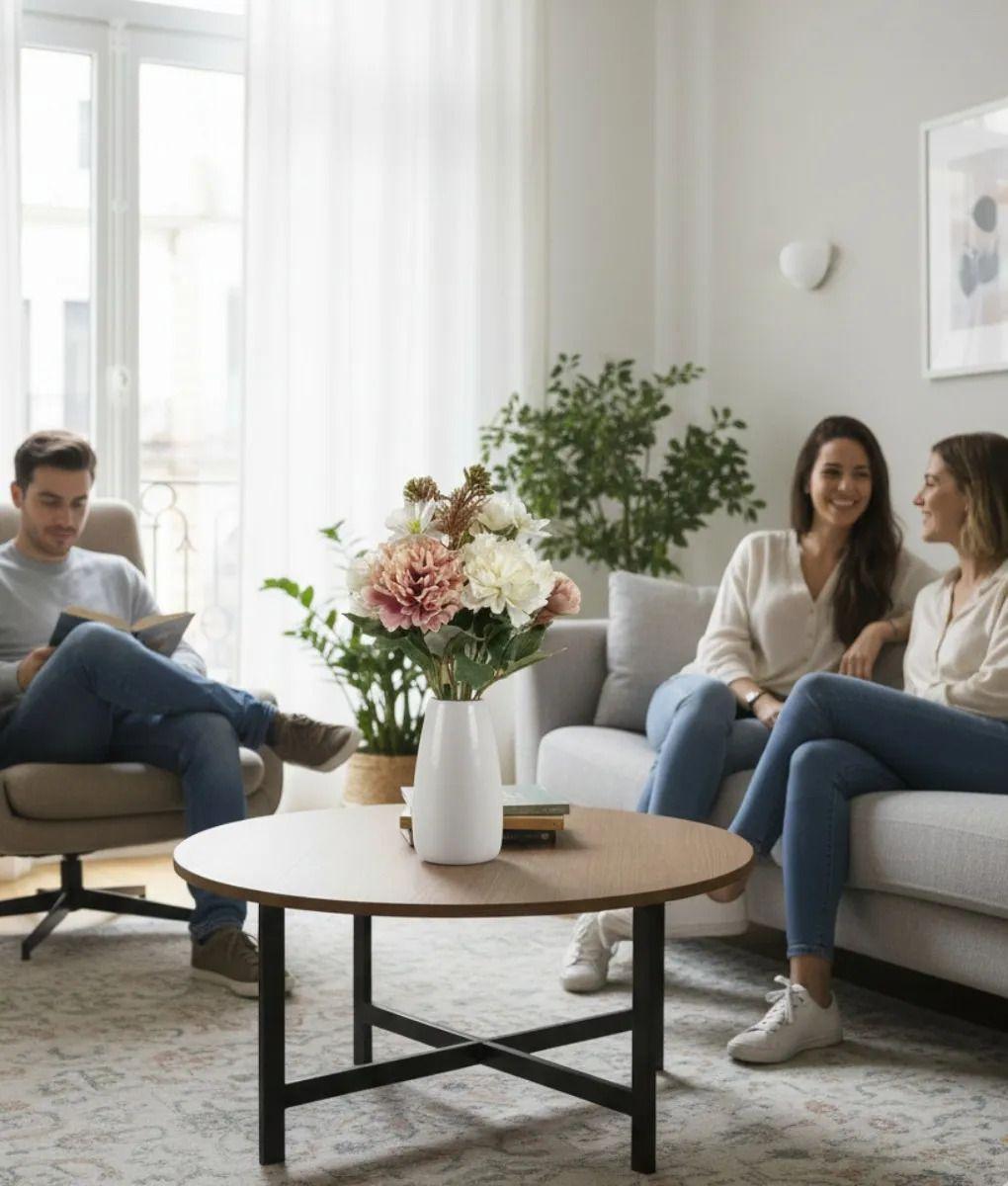 Ramo Floral Decorativo Arreglo Artificial Silvestre Jhn-4