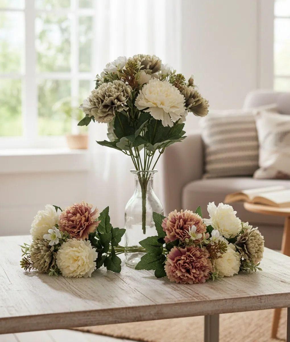 Ramo Floral Decorativo Arreglo Artificial Silvestre Jhn-8