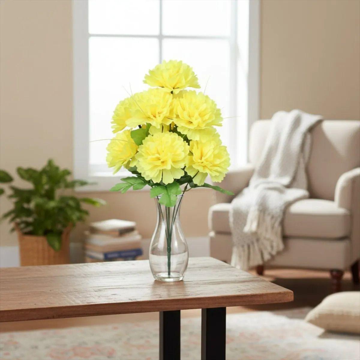 Set 3 Ramo Floral Artificial Decorativo Hogar Adorno Jhn-9