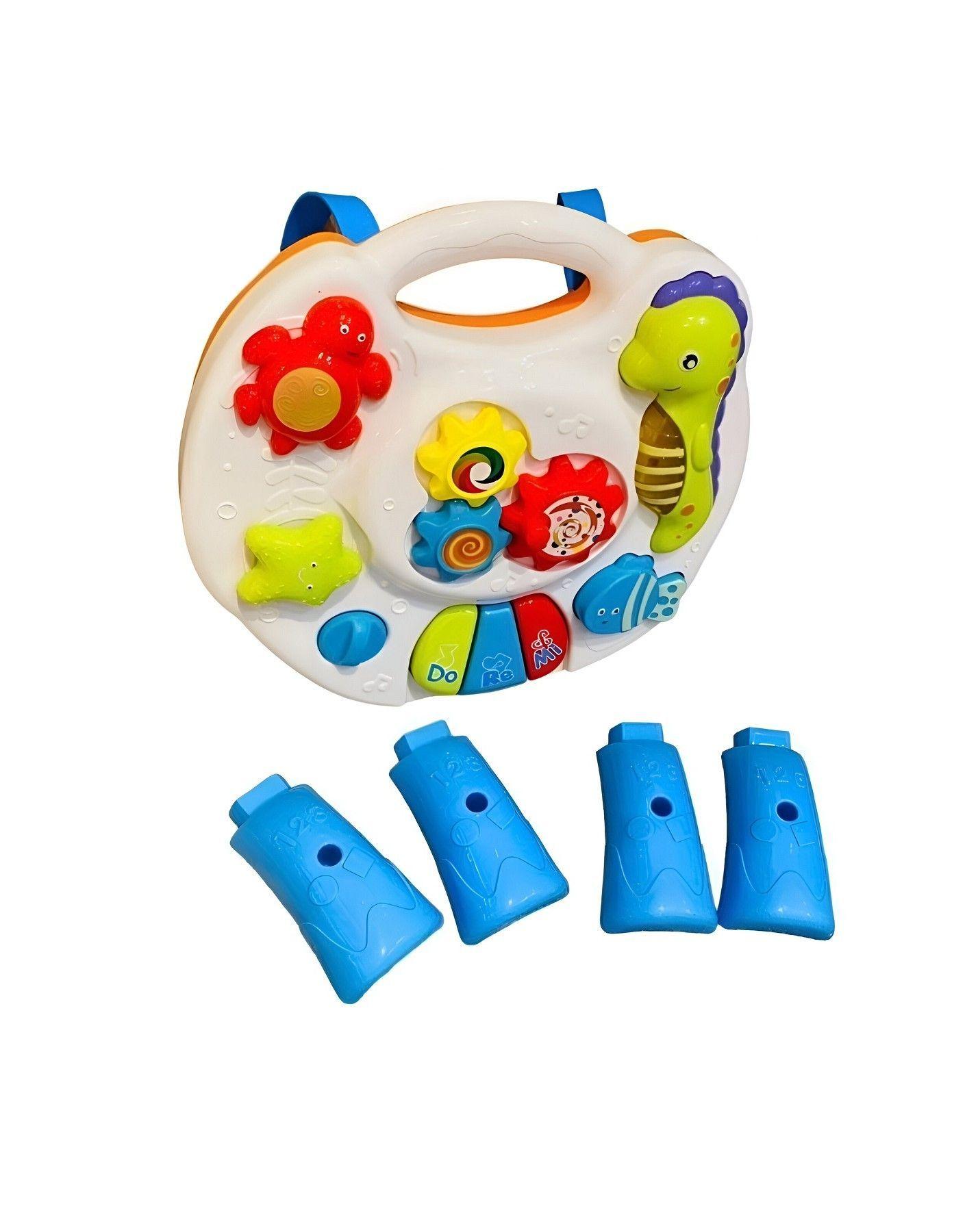 Mesa Aprendizaje Musical Juguete Didáctico 2en1 Niños Jhn-1