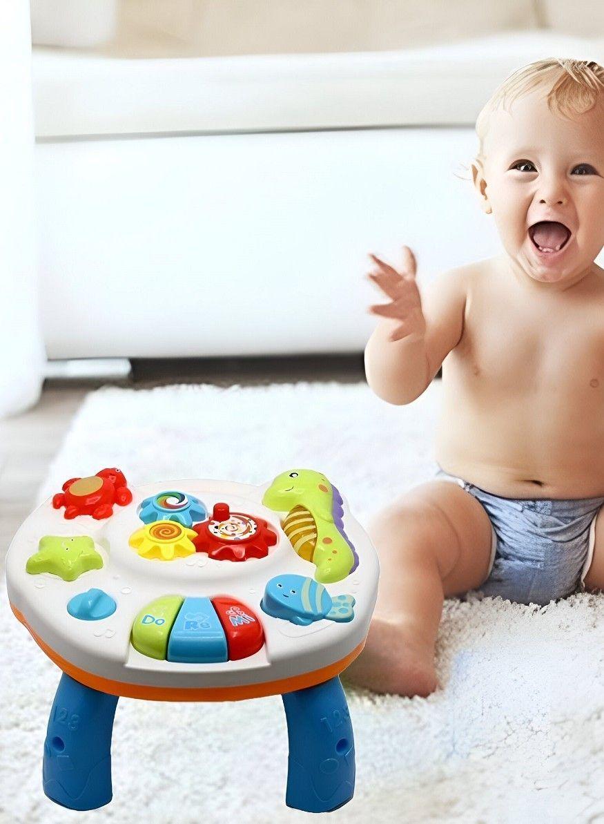 Mesa Aprendizaje Musical Juguete Didáctico 2en1 Niños Jhn-2