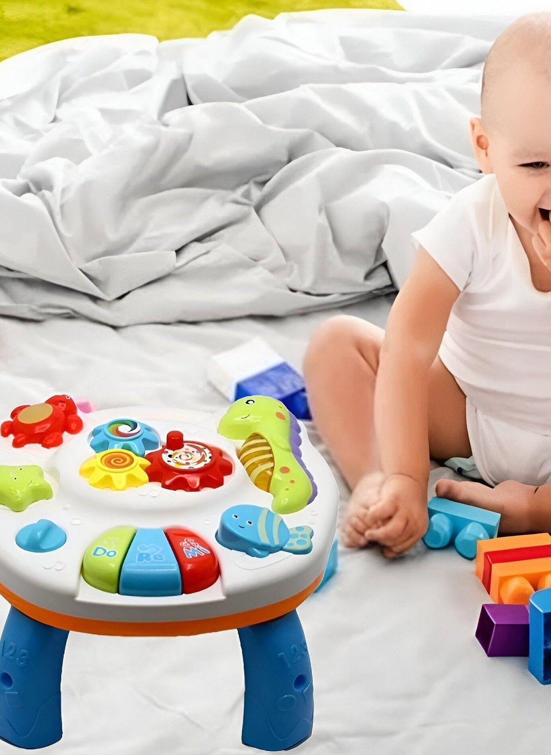 Mesa Aprendizaje Musical Juguete Didáctico 2en1 Niños Jhn-3