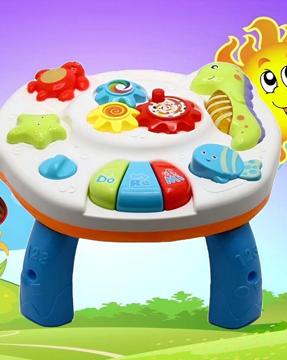 Mesa Aprendizaje Musical Juguete Didáctico 2en1 Niños Jhn-6