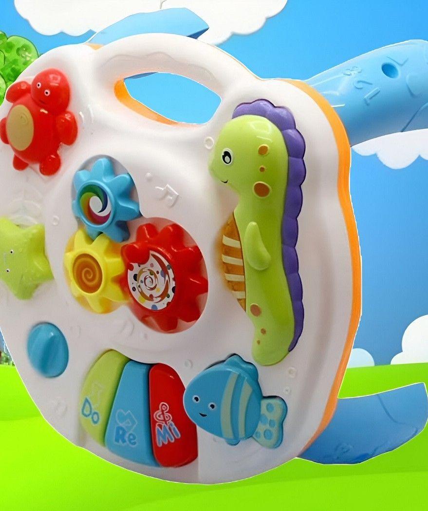 Mesa Aprendizaje Musical Juguete Didáctico 2en1 Niños Jhn-7