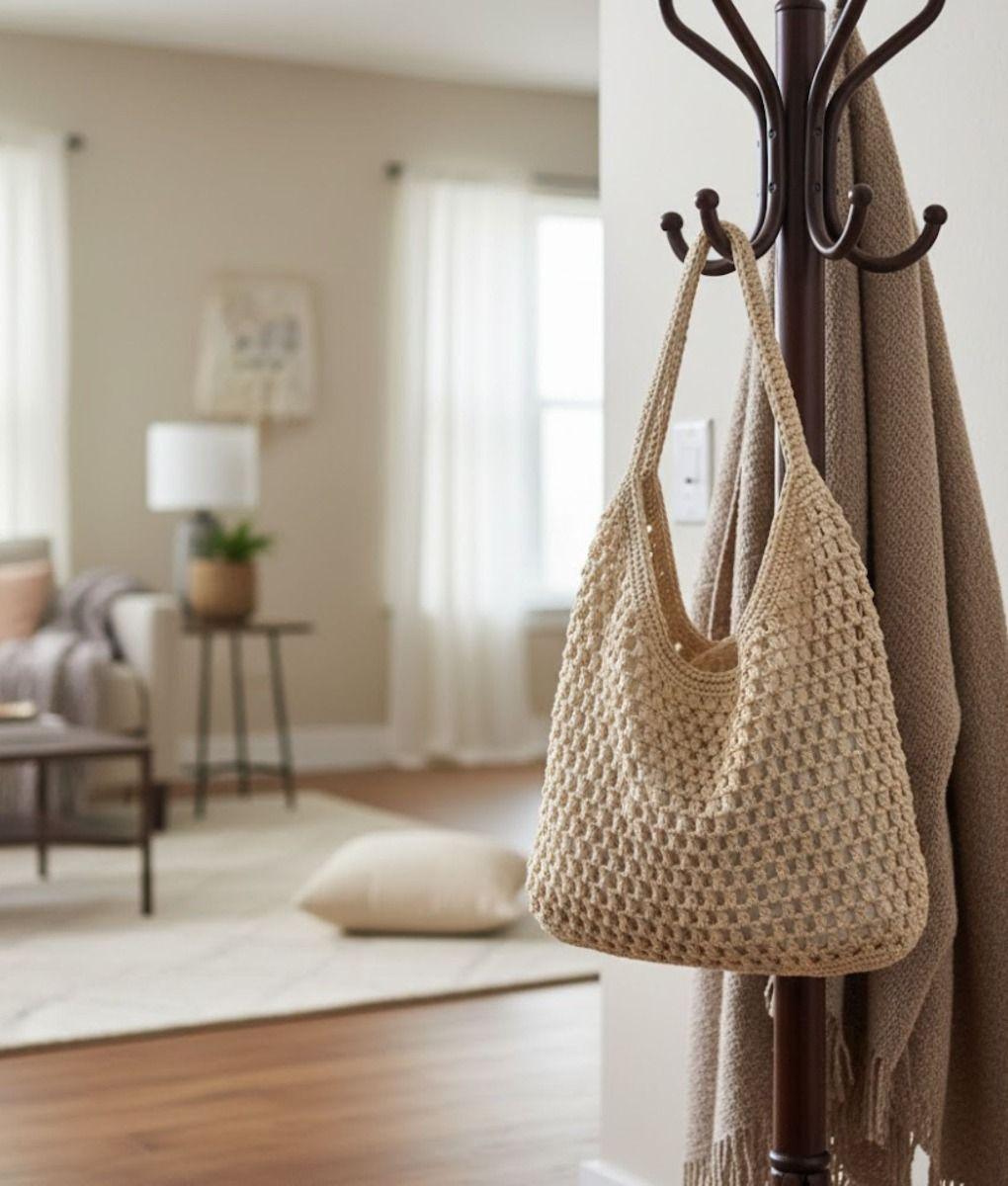 Cartera Bolso Verano Calado Diseño Artesanal Casual Jhn-6