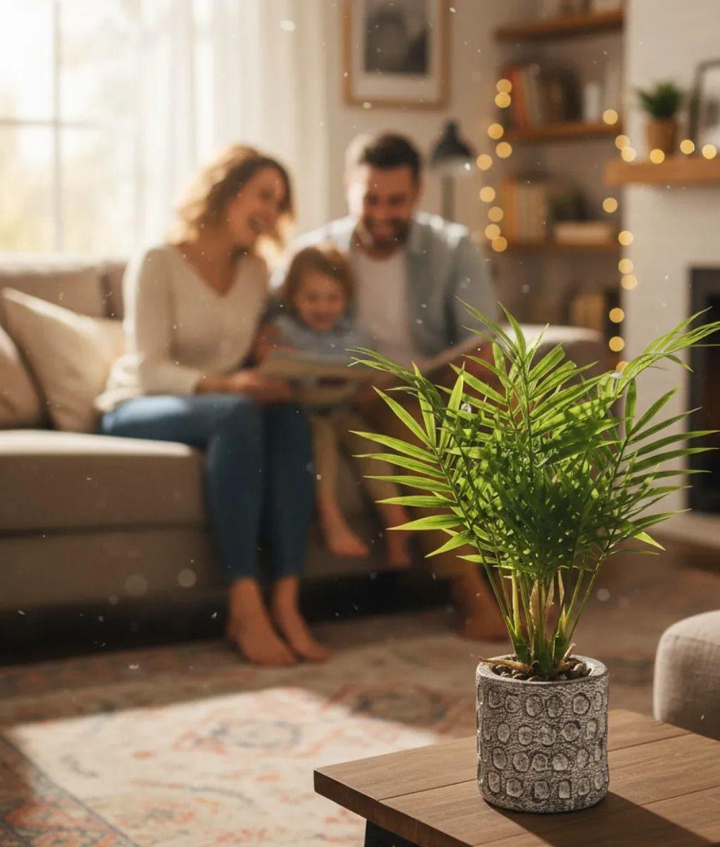 Planta Decorativa Artificial Palmera Adorno Botánico Jhn-3