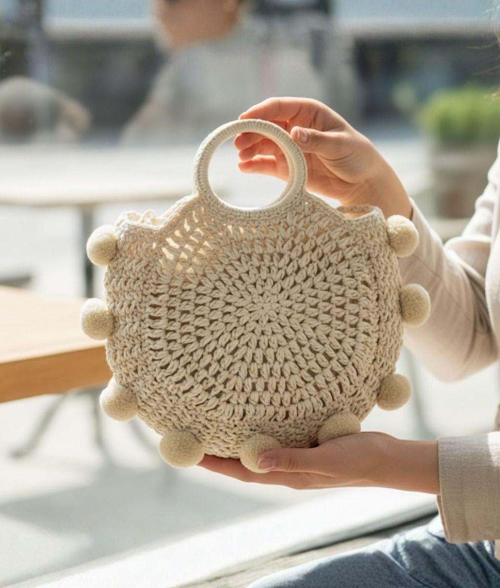 Cartera Bolso Mano Moderno Diseño Artesanal Bohemio Jhn-2