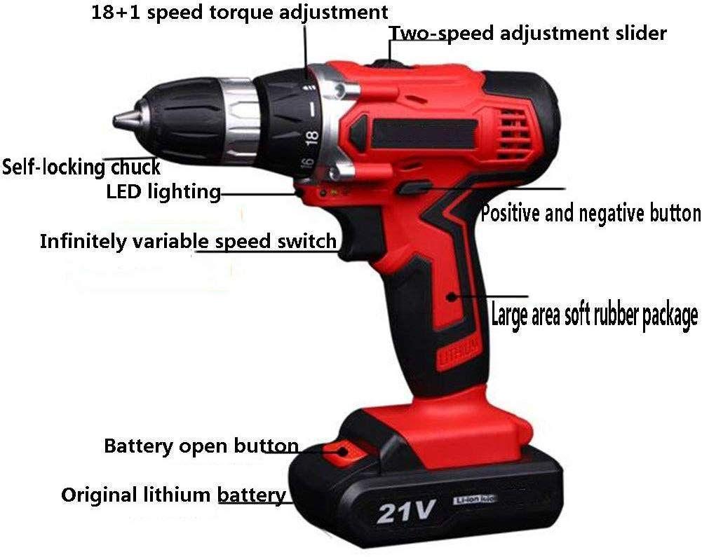Taladro Eléctrico Inalámbrico Protección Mano Rondon-7