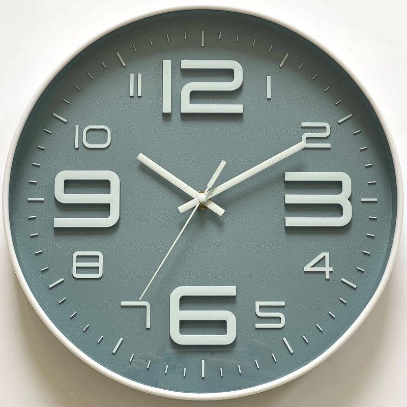 Reloj Pared Hogar Silencioso Decoracion Moderno Sala Jer-9
