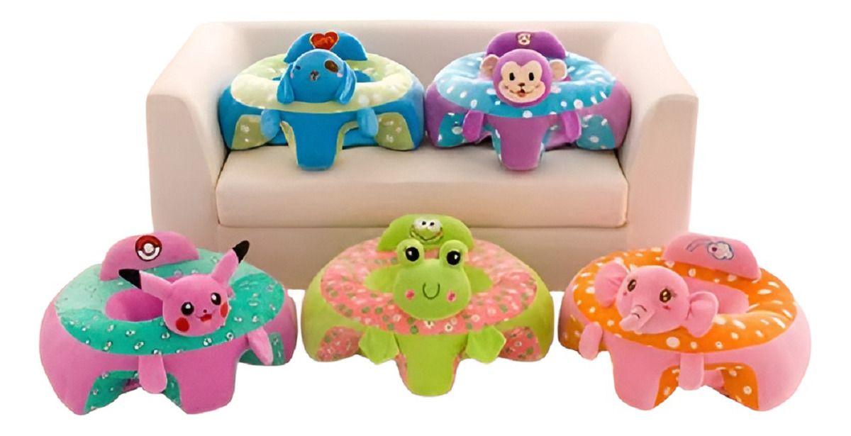 Silla Felpa Bebé Diseño Divertido Animales Divertidos Lau-0