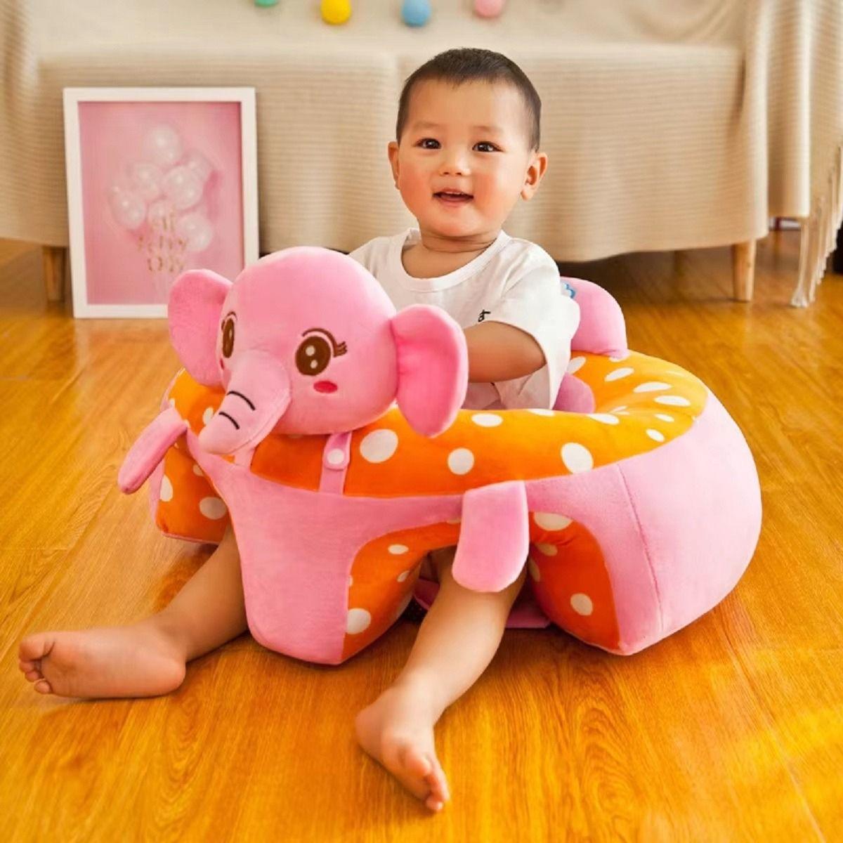 Silla Felpa Bebé Diseño Divertido Animales Divertidos Lau-5