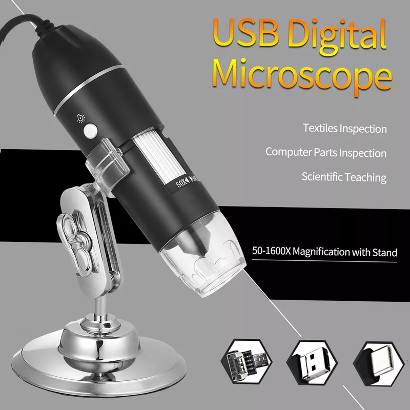 Microscopio Digital USB Cámara Vídeo Lupa USB Rondon-6