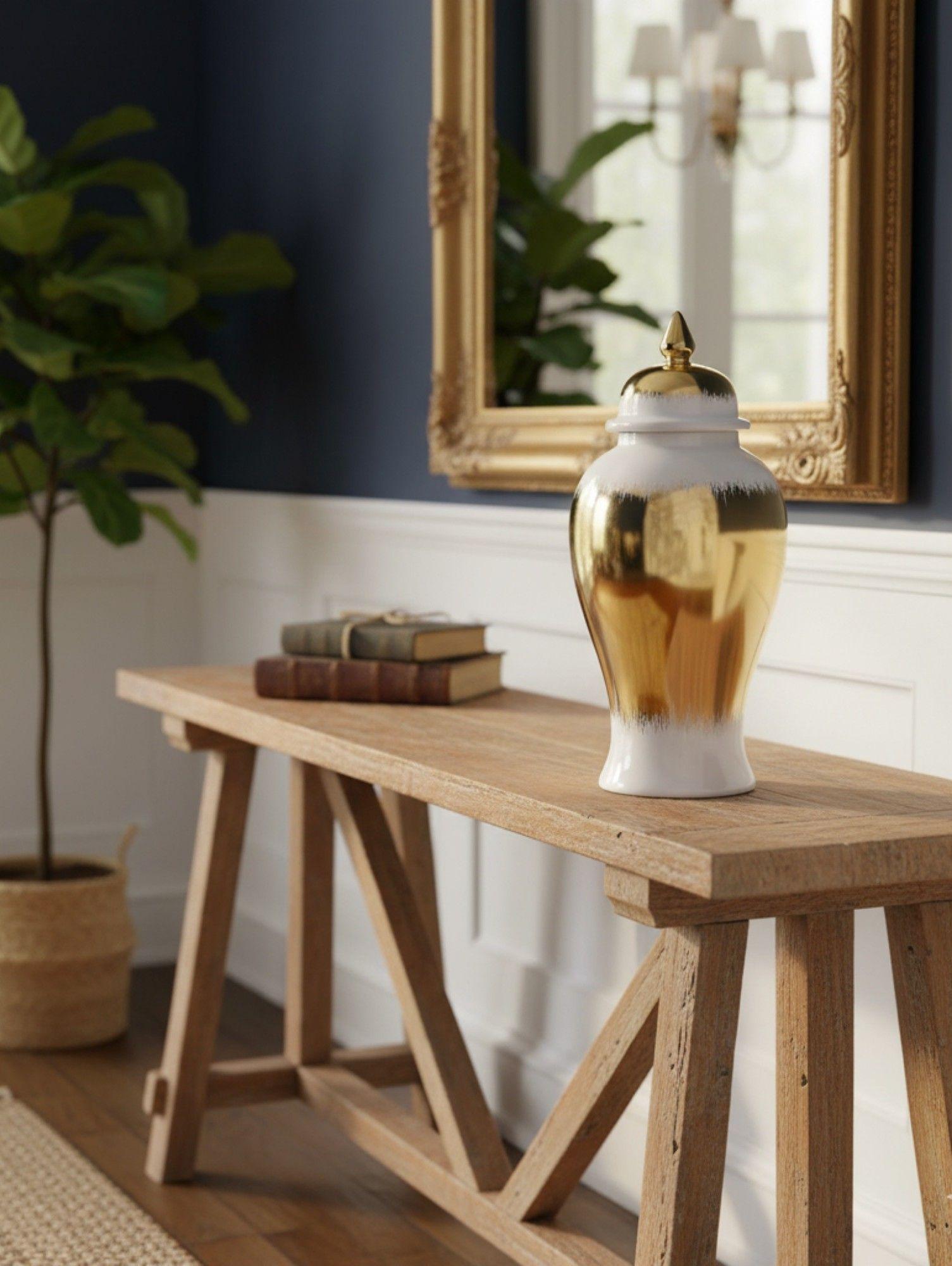 Potiche Decorativo Tapa Estilo Glamour Regencia Lujo Jhn-6