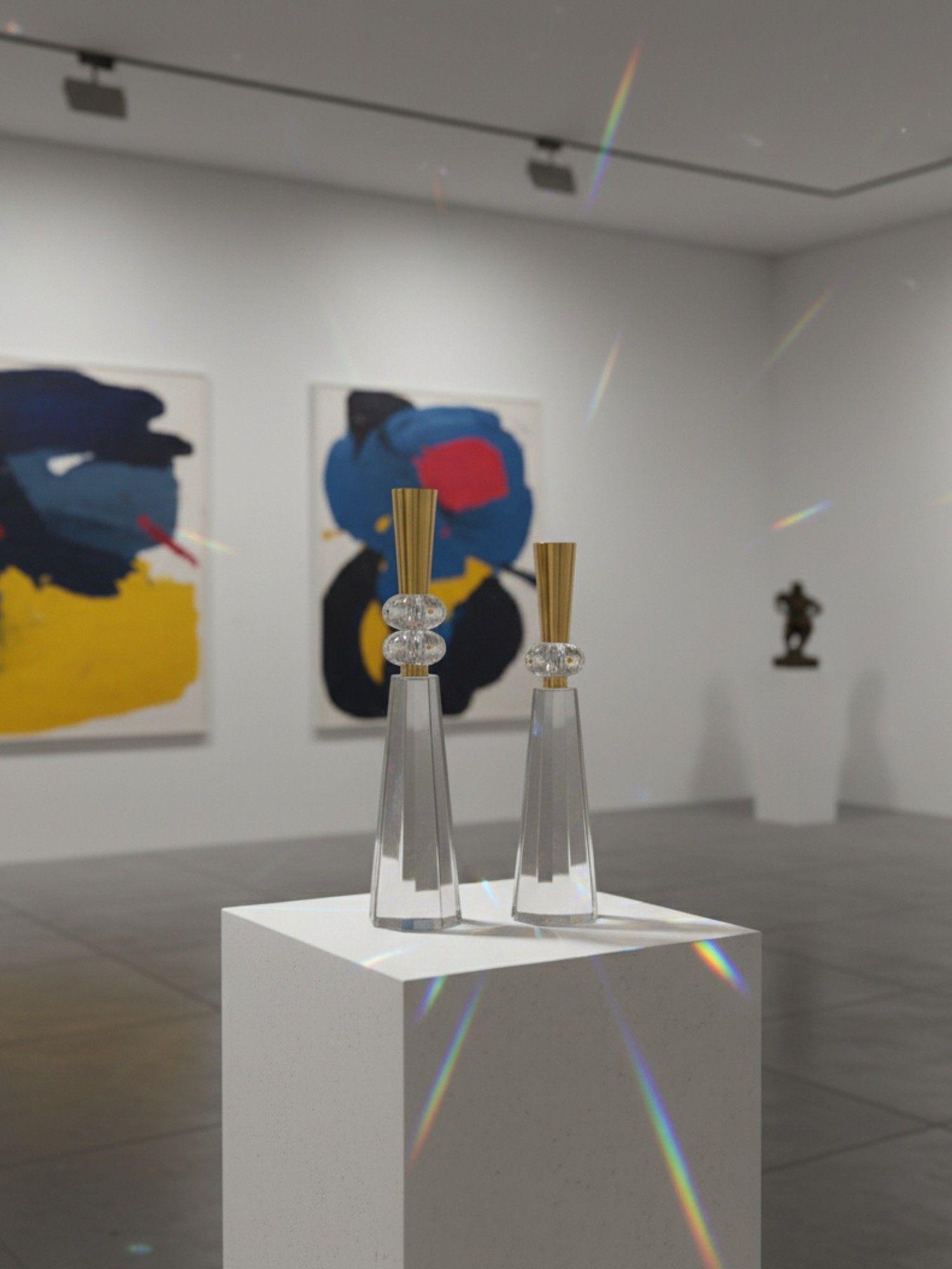 Set 2 Portavelas Decorativo Lujo Centro Mesa Evento Jhn-5