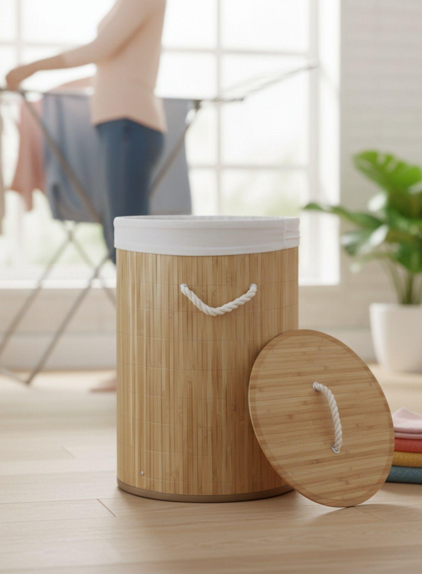 Canasto Organizador Almacenamiento Cesto Estilo Natural Jhn-3