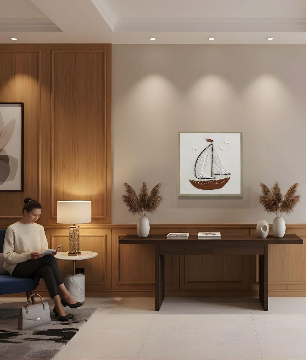 Cuadro Decorativo Adorno Pared Barco Arte Hogar Jhn-2