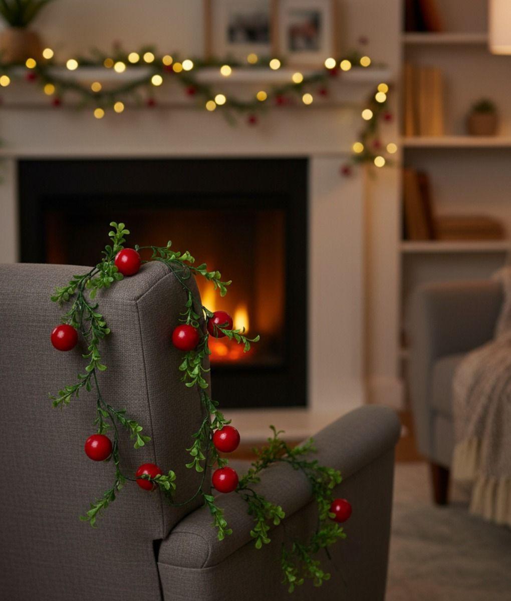 Set 3 Flores Artificiales Guirnalda Enredadera Frutal Jhn-5