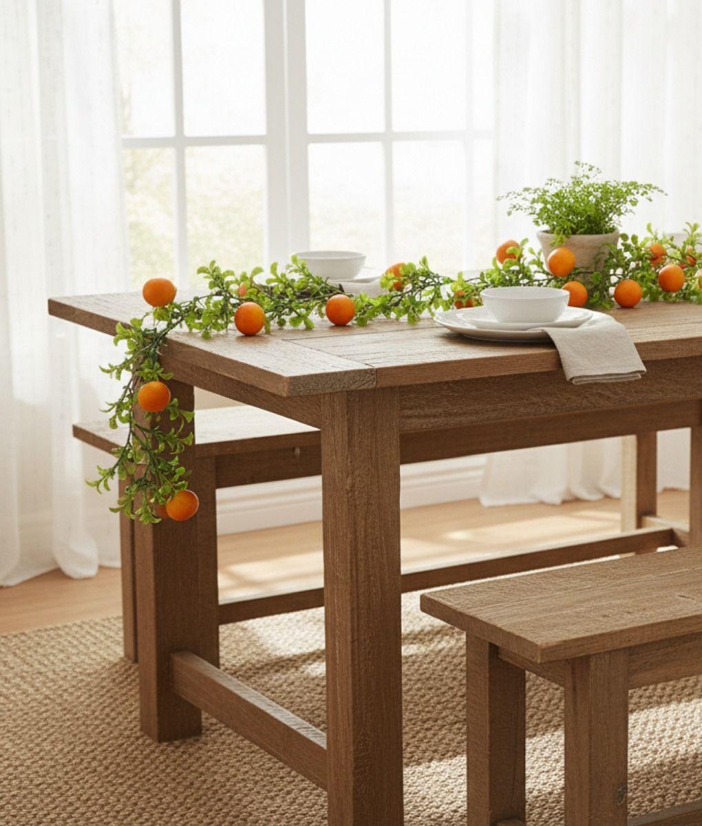 Set 3 Flores Artificiales Guirnalda Enredadera Frutal Jhn-9