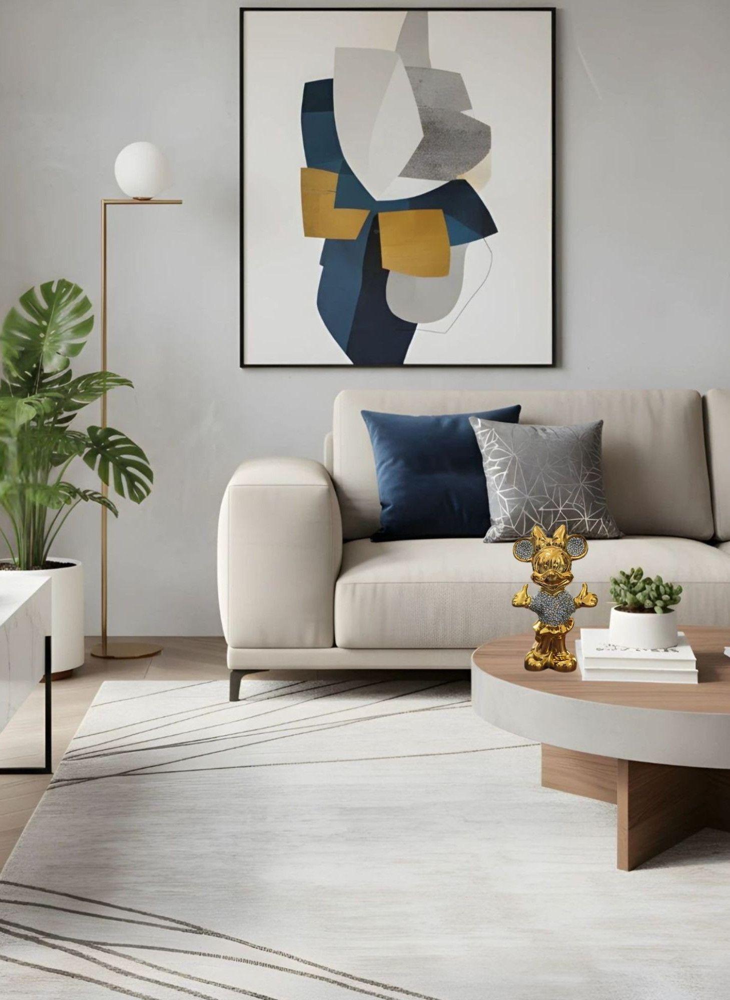 Figura Decorativa Minnie Mouse Estatua Adorno Hogar Mesa Jhn-7