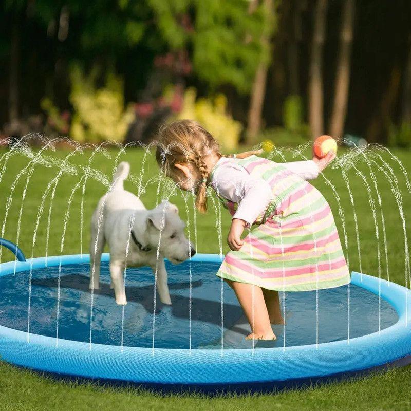 Juguete Mascotas Piscina Cojn Impermeable Perros Rondon-6