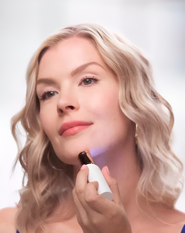Depiladora Facial Recargable Recortadora Bikini Luz LED Lau-4