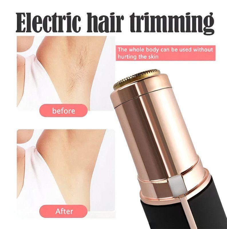 Depiladora Facial Recargable Recortadora Bikini Luz LED Lau-5