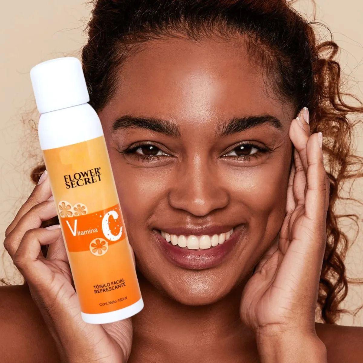 Set 2 Tonicos Facial Refrescante con Vitamina C 180 ml Lau-2