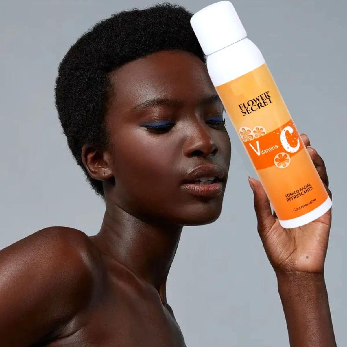 Set 2 Tonicos Facial Refrescante con Vitamina C 180 ml Lau-3