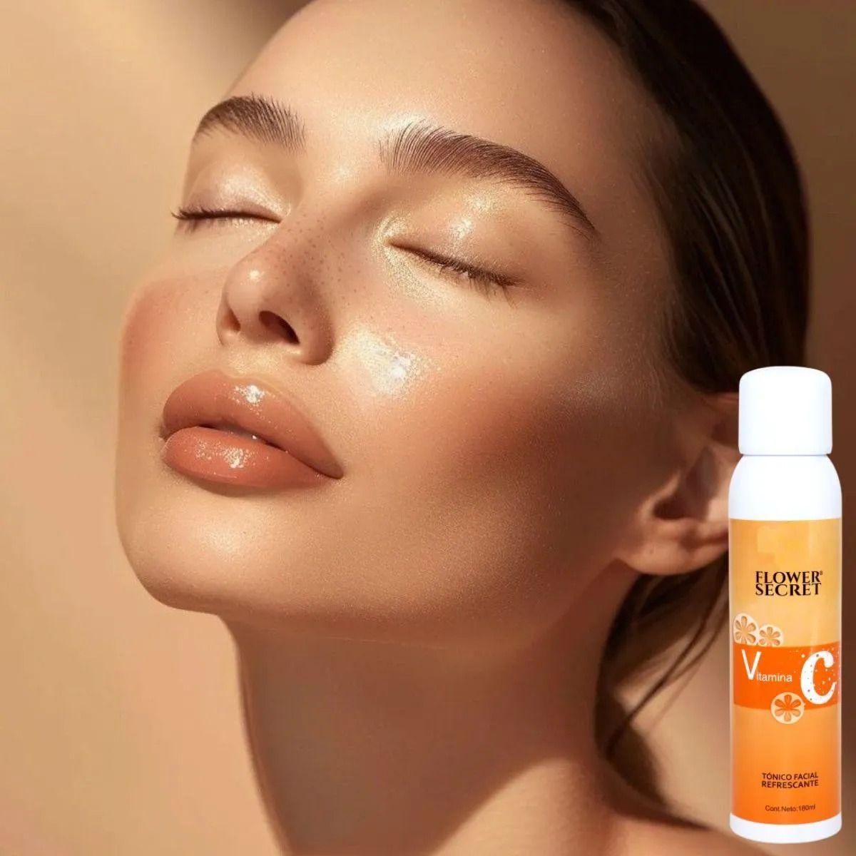 Set 2 Tonicos Facial Refrescante con Vitamina C 180 ml Lau-7