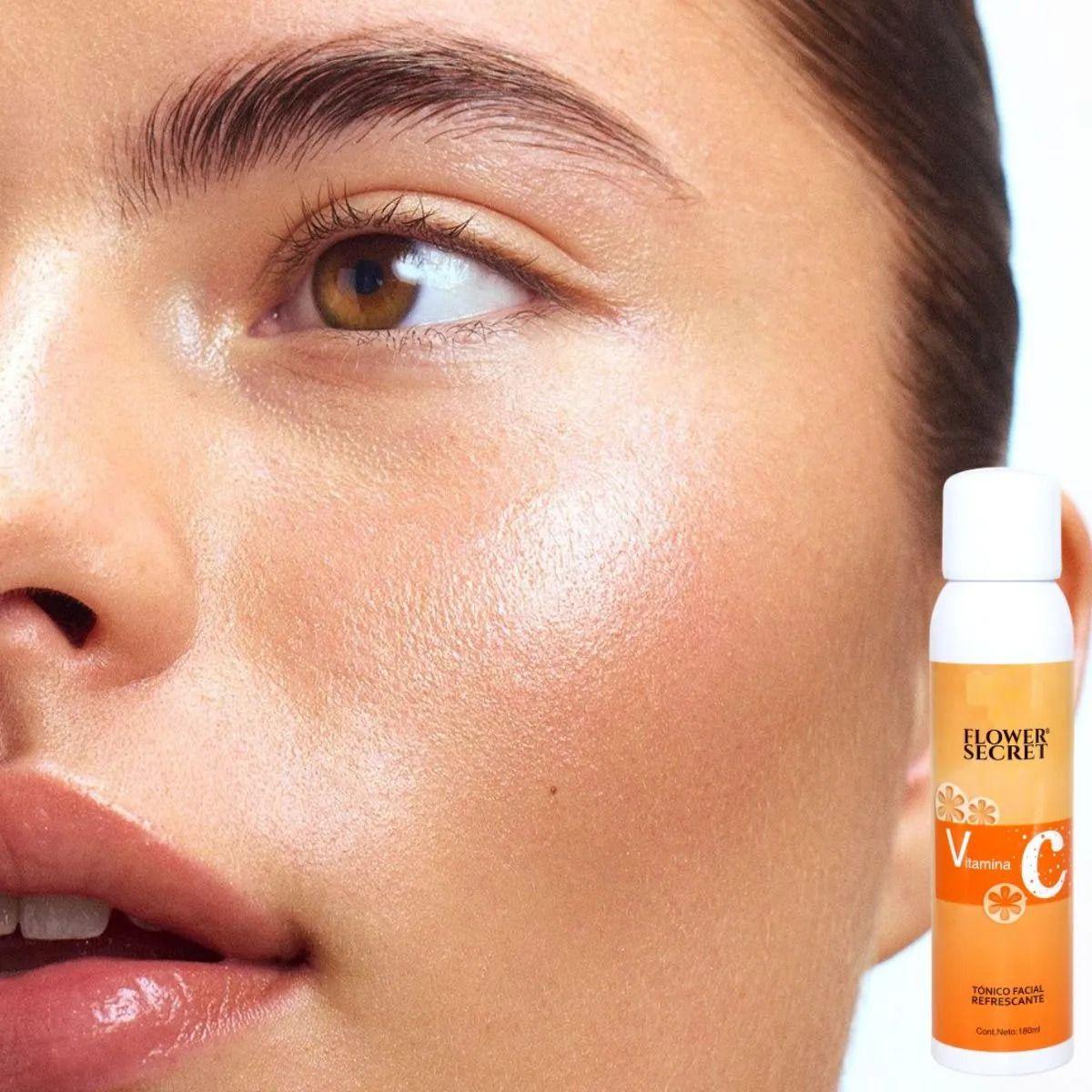 Set 2 Tonicos Facial Refrescante con Vitamina C 180 ml Lau-8