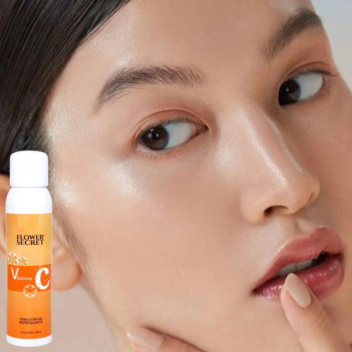 Set 2 Tonicos Facial Refrescante con Vitamina C 180 ml Lau-9