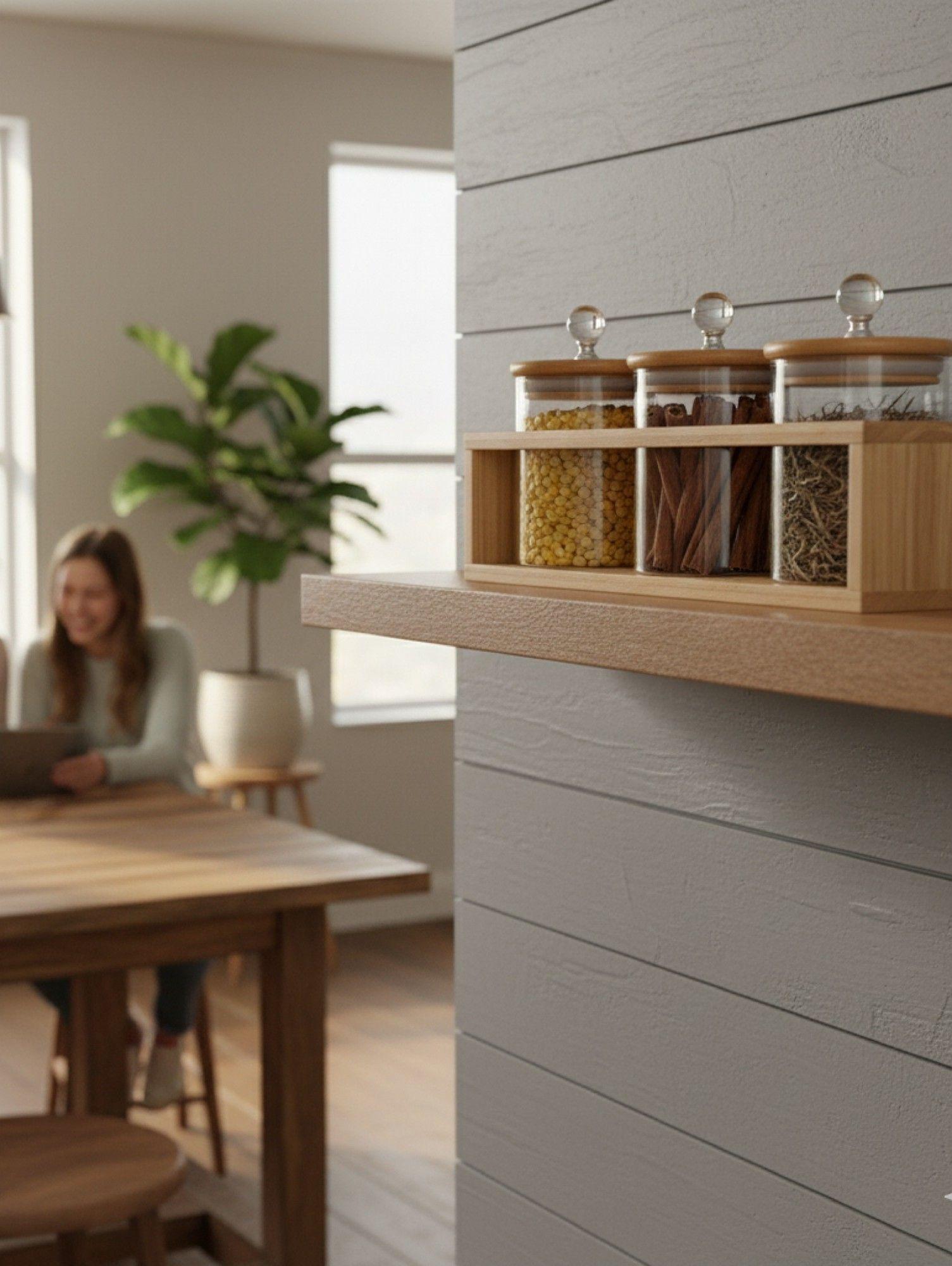 Set 3 Frascos Almacenamiento Organización Recipientes Jhn-5