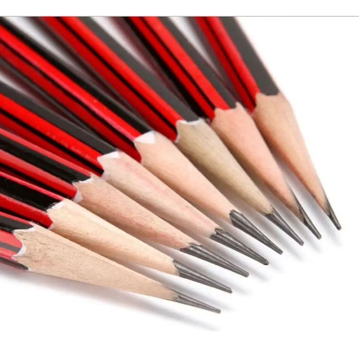 Set 3 Lápiz Escritura Dibujo Compacto Escolar Bocetos Jhn-4