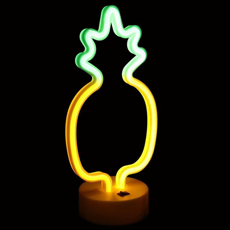 Lampara Piña LED Neon Fiesta Decoracion Habitacion Lau-3