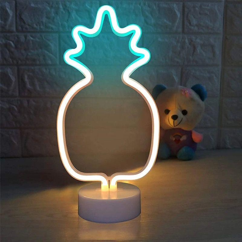 Lampara Piña LED Neon Fiesta Decoracion Habitacion Lau-7