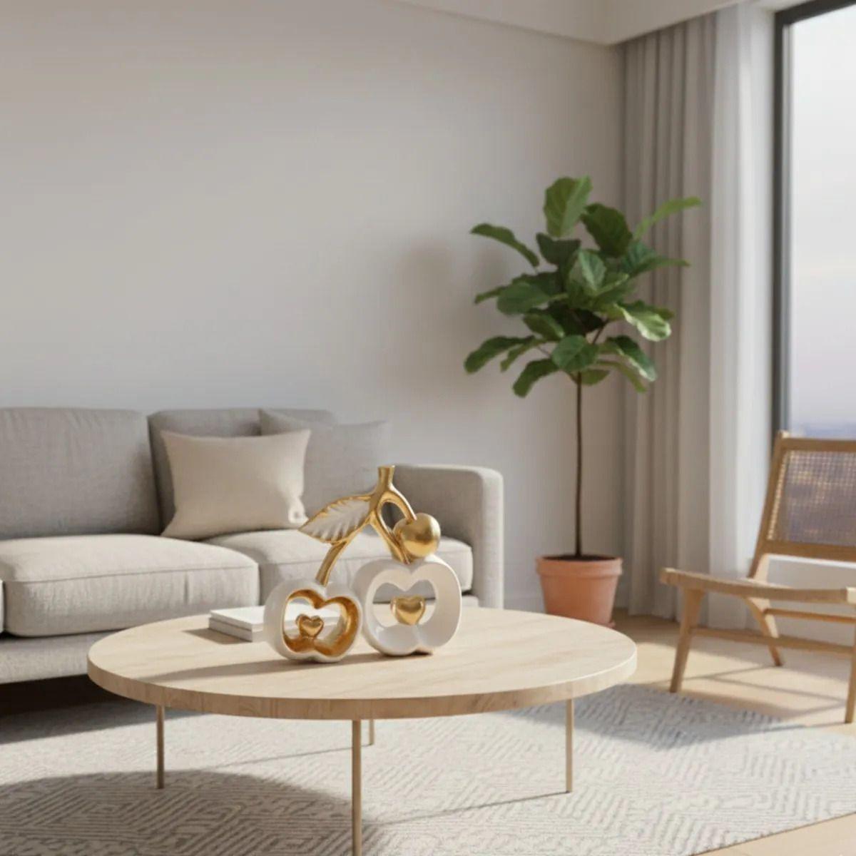 Figura Decorativa Adorno Estatua Frutal Naturaleza Jhn-8