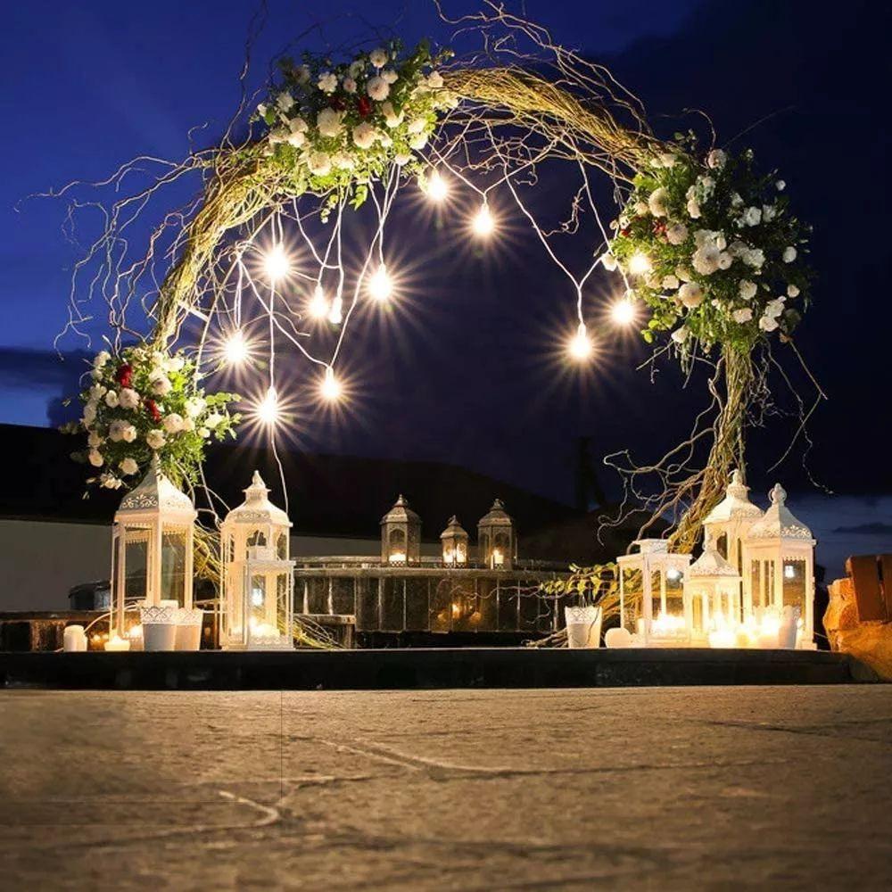 Tira Luces Filamento Decoración Jardín Bombillas Rondon-4